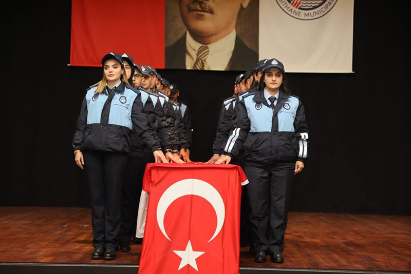 <strong>KÂĞITHANE BELEDİYESİ’NE ATANAN 22 ZABITA ASALETLERİNİ ALDI</strong>