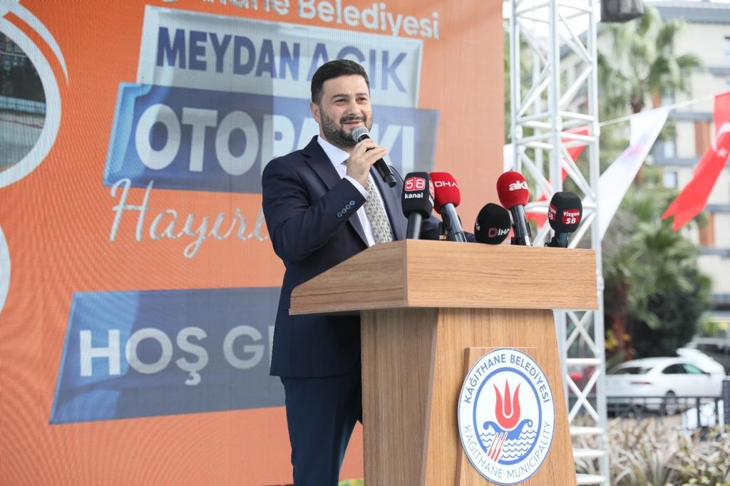 <strong>KÂĞITHANE BELEDİYESİ MEYDAN AÇIK OTOPARKI HİZMETE AÇILDI</strong>