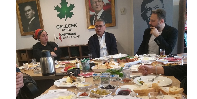 GELECEK PARTİSİ’NDEN KAĞITHANE YEREL BASININA  KAHVALTI