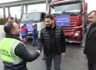 Kağıthane Belediyesi’nin Deprem Yardım  Konvoyu Yola Çıktı