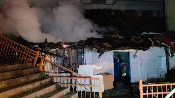 Kağıthane’de Gecekondu Yangını