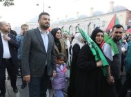 Başkan Öztekin ‘Büyük Filistin’ Yürüyüşüne Katıldı 