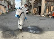 HAŞERE VE SİNEKLERLE MÜCADELE İÇİN İLAÇLAMA EKİPLERİ SAHADA