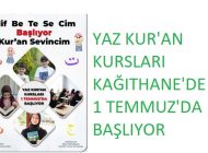 Yaz Kur’an kursları 1 Temmuz’da başlayacak