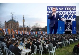 AK PARTİ KAĞITHANE’DEN KALABALIK VE COŞKUKU İFTAR