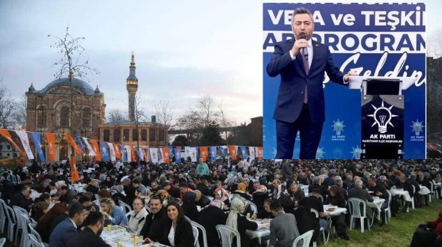 AK PARTİ KAĞITHANE’DEN KALABALIK VE COŞKUKU İFTAR