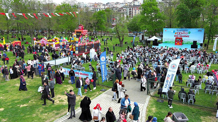 KAĞITHANE’DE ÇOCUKLAR BAYRAMLARINI DOYASIYA YAŞADI