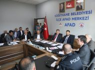KÂĞITHANE’DE AFET KOORDİNASYON TOPLANTISI GERÇEKLEŞTİ
