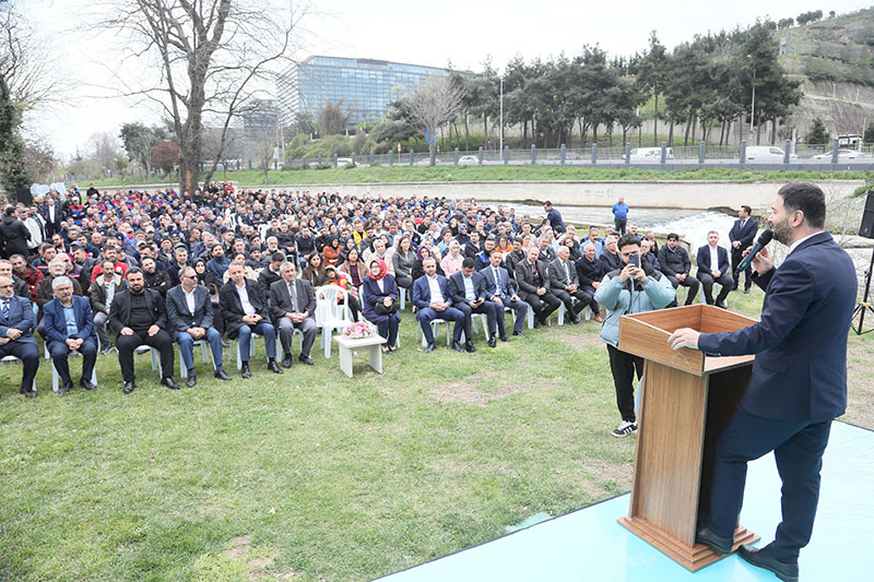 BAŞKAN ÖZTEKİN BELEDİYE PERSONELİ İLE BAYRAMLAŞTI