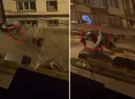  BİR KADIN EVİNİN ÖNÜNDE TEKME TOKAT DÖVÜLDÜ