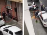 “Balkona neden izmarit attınız” dediler, kaldırım taşıyla saldırdılar