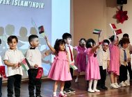 MİNİK YÜREKLERDEN ANLAMLI MESAJ: “DİREN FİLİSTİN”