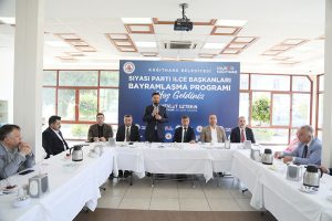 SİYASİ PARTİ İLÇE BAŞKANLARI KÂĞITHANE’DE BAYRAMDA BULUŞTU