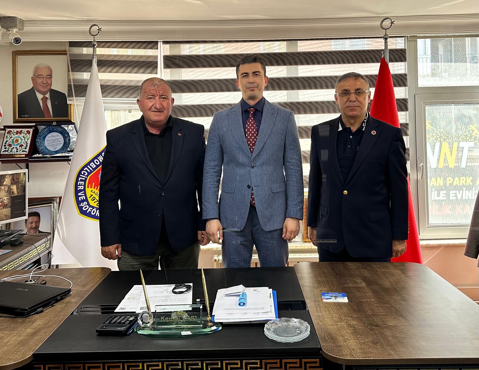 EMNİYET MÜDÜRÜ TAŞÇI’DAN ŞOFÖRLER ODASINA ZİYARET