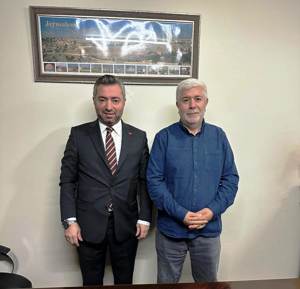 AK PARTİ İLÇE BAŞKANI YILDIRIM’DAN GAZETEMİZE ZİYARET