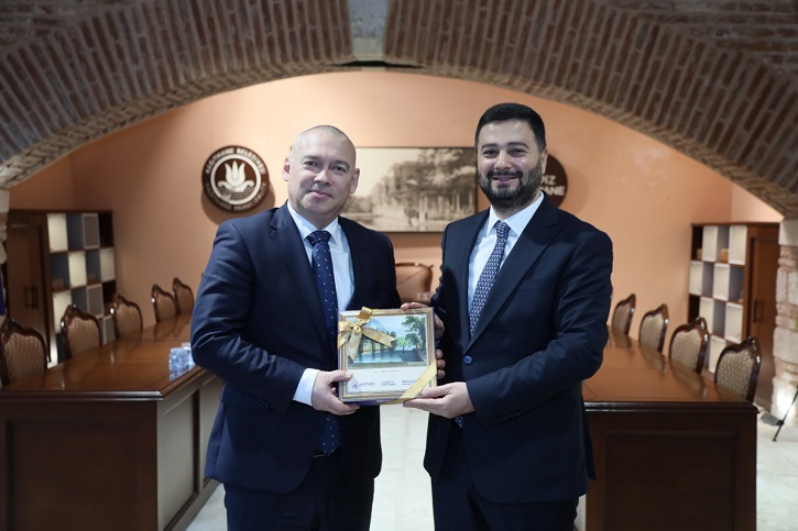 BAŞKONSOLOS KELLER’DEN BAŞKAN ÖZTEKİN’E ZİYARET