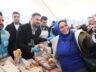 KÂĞITHANE’DEKİ SUCUK EKMEK FESTİVALİNDE 30 BİN KİŞİ BİR  ARAYA GELDİ  