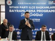 KAĞITHANE’DE SİYASİLER BU BAYRAMDA DA BAŞKAN ÖZTEKİN’İN EV SAHİPLİĞİNDE BULUŞTU