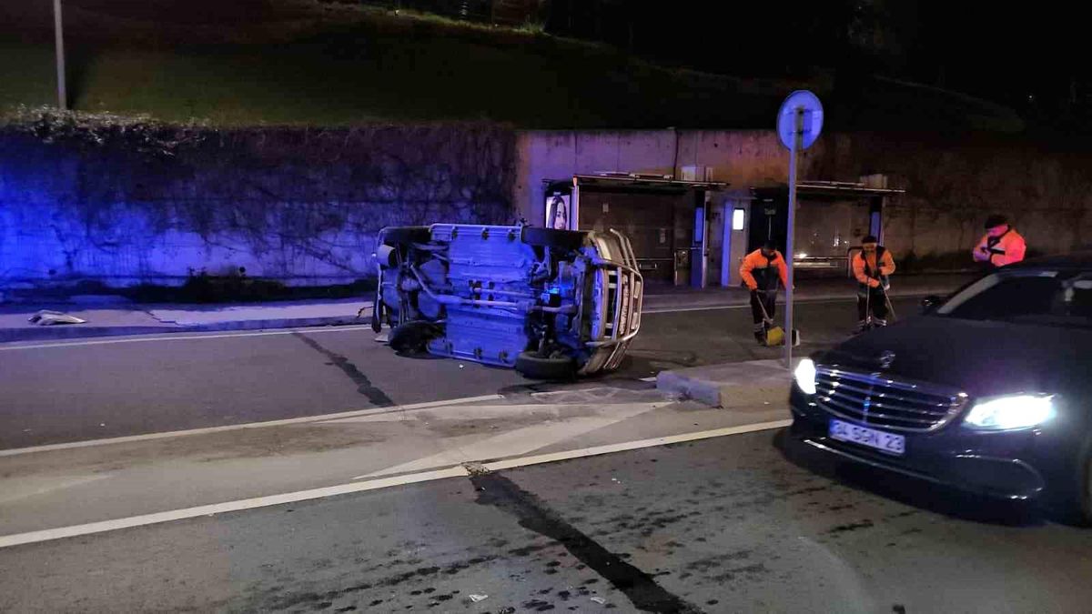 Alkollü Sürücü Kazaya Neden Oldu