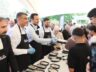 AİLE BAYRAMLAŞMASI PROGRAMINDA 20 BİN KİŞİYE 5 TON ETLİ PİLAV İKRAM EDİLDİ