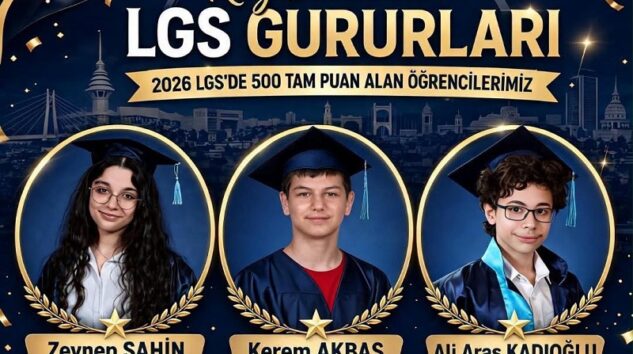 TÜRKİYE’NİN LGS ŞAMPİYONLARI  KAĞITHANE’DEN