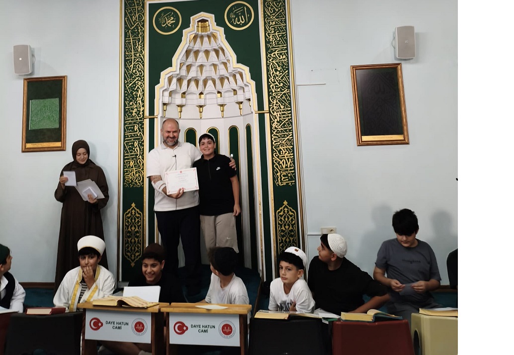 ÇOCUKLAR DAYE HATUN CAMİİ’NDE  KUR’AN’LA BULUŞTU