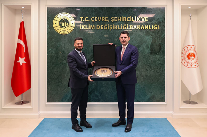 BAŞKAN ÖZTEKİN ANKARA’DA ÜST DÜZEY TEMASLARDA BULUNDU