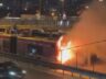 Kağıthane’de metrobüs alevlere teslim oldu