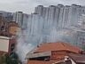 Kağıthane Seyrantepe’de elektrik direği patladı