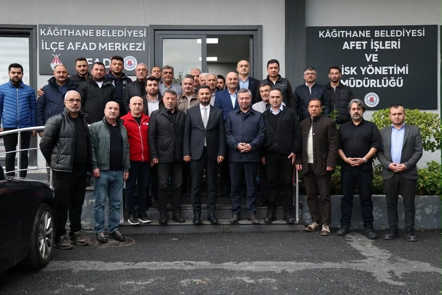 KAĞITHANE  CUMHUR İTTİFAKI’NDAN BAŞKAN ÖZTEKİN’E GEÇMİŞ OLSUN ZİYARETİ